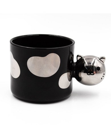 Mug Chop en Céramique Black Cat 350 ml Mug Chop en Céramique Black Cat 350 ml