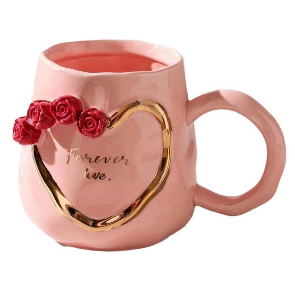 Mug Chop en Céramique Forever Love 600 ml Mug Chop en Céramique Forever Love 600 ml