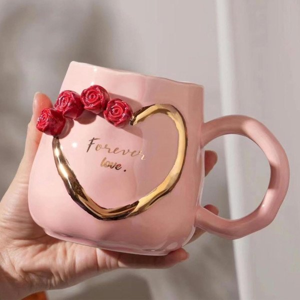 Mug Chop en Céramique Forever Love 600 ml Mug Chop en Céramique Forever Love 600 ml