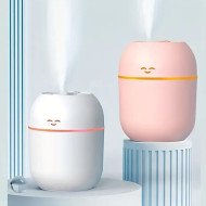 Diffuseur d'Huile Essentielle et Humidificateur d’Air LED – Design Mignon - Rose