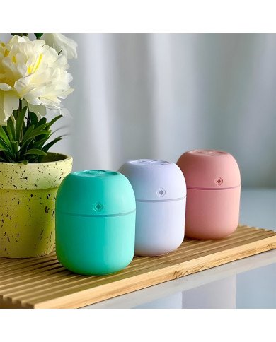 Diffuseur d'Huile Essentielle et Humidificateur d’Air LED 3en1 – Design Mignon - Vert Diffuseur d'Huile Essentielle et Humidificateur d’Air LED 3en1 – Design Mignon - Vert