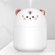 Diffuseur d'Huile Essentielle et Humidificateur d’Air LED – Design Mignon - Blanc