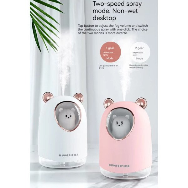 Diffuseur d'Huile Essentielle et Humidificateur d’Air LED 300 ml - Des
