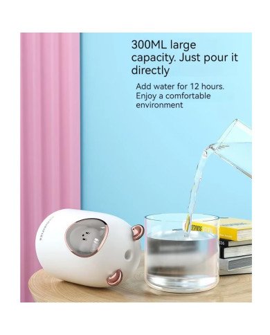 Diffuseur d'Huile Essentielle et Humidificateur d’Air LED 300 ml - Des Diffuseur d'Huile Essentielle et Humidificateur d’Air LED 300 ml - Des