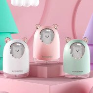 Diffuseur d'Huile Essentielle et Humidificateur d’Air LED 300 ml - Design Mignon - Blanc Diffuseur d'Huile Essentielle et Humidificateur d’Air LED 300 ml - Design Mignon - Blanc