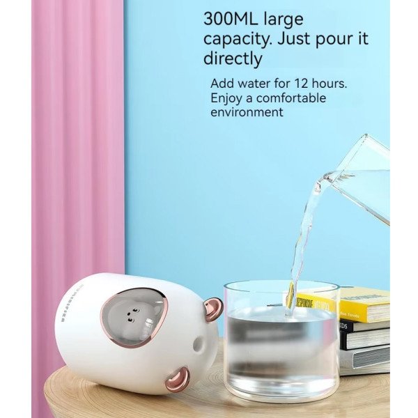 Diffuseur d'Huile Essentielle et Humidificateur d’Air LED 300 ml Diffuseur d'Huile Essentielle et Humidificateur d’Air LED 300 ml