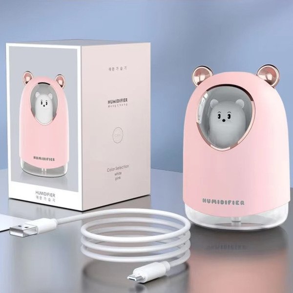 Diffuseur d'Huile Essentielle et Humidificateur d’Air LED 300 ml Diffuseur d'Huile Essentielle et Humidificateur d’Air LED 300 ml