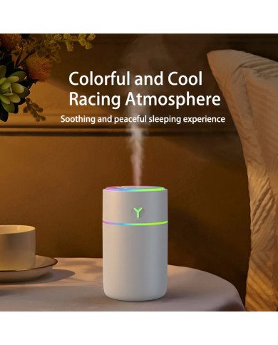 Diffuseur d'Huile Essentielle et Humidificateur d’Air LED 230 ml Diffuseur d'Huile Essentielle et Humidificateur d’Air LED 230 ml