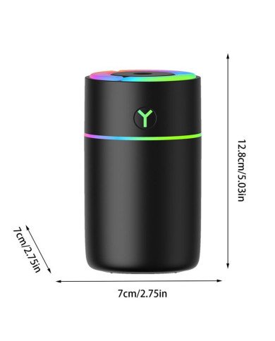 Diffuseur d'Huile Essentielle et Humidificateur d’Air LED 230 ml Diffuseur d'Huile Essentielle et Humidificateur d’Air LED 230 ml
