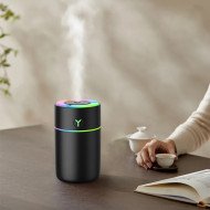 Diffuseur d'Huile Essentielle et Humidificateur d’Air LED 230 ml Diffuseur d'Huile Essentielle et Humidificateur d’Air LED 230 ml