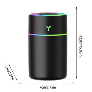 Diffuseur d'Huile Essentielle et Humidificateur d’Air LED 230 ml Diffuseur d'Huile Essentielle et Humidificateur d’Air LED 230 ml