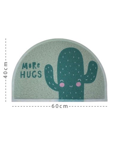 Tapis de Bain Antidérapant en PVC Design Welcome 40/60cm – Confort