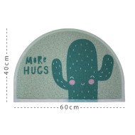 Tapis de Bain Antidérapant en PVC Design Welcome 40/60cm – Confort