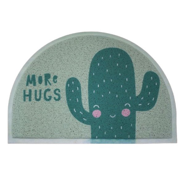 Tapis de Bain Antidérapant en PVC Demi-cercle Design More Hugs 40/60cm – Confort et Élégance Tapis de Bain Antidérapant en PVC Demi-cercle Design More Hugs 40/60cm – Confort et Élégance