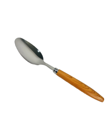 Cuillère de table avec manche effet bois