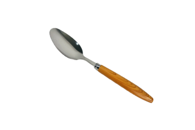 Cuillère de table avec manche effet bois