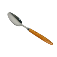 Cuillère de table avec manche effet bois