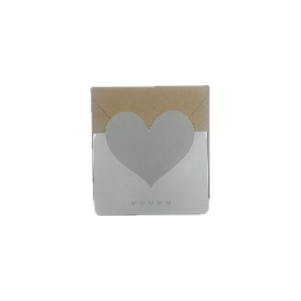 Lot de 9 cartes de vœux motif cœur