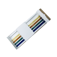 Lot de 4 pailles en verre avec nettoyeur