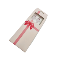 Lot de 2 pailles en verre avec nettoyeur motif cœur