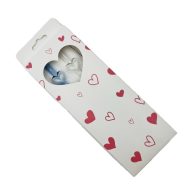 Lot de 2 pailles en verre avec nettoyeur cœur