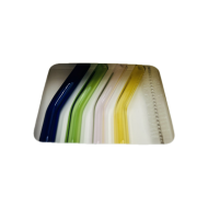 Lot de 4 pailles en verre avec nettoyeur