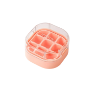 Bac à glaçons 9 cubes avec couvercle carré