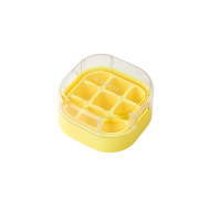 Bac à glaçons 9 cubes avec couvercle carré