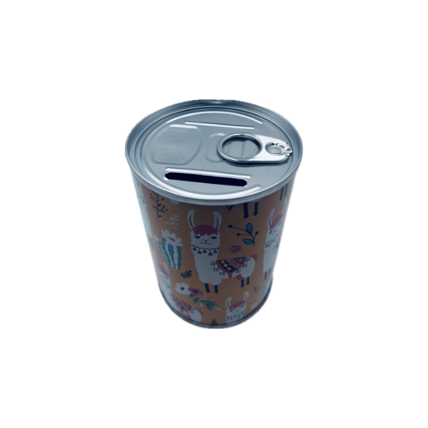 Tirelire métallique enfant en forme de canette