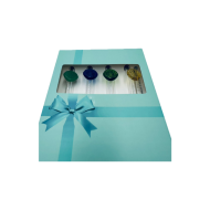 Lot de 4 pailles en verre avec nettoyeur coquillage