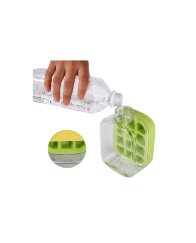 Bouteille à glaçons avec paille 12 cubes 500 ml