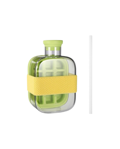 Bouteille à glaçons avec paille 12 cubes 500 ml