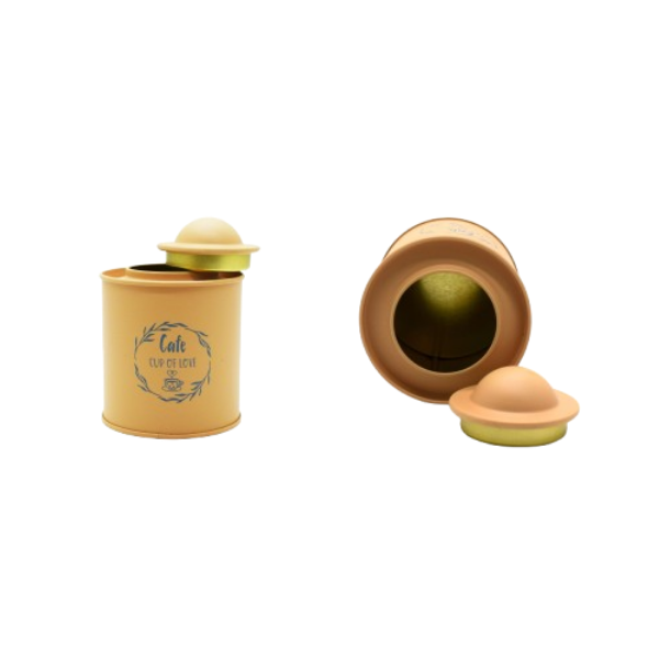 Mini boîte à épices métallique colorée