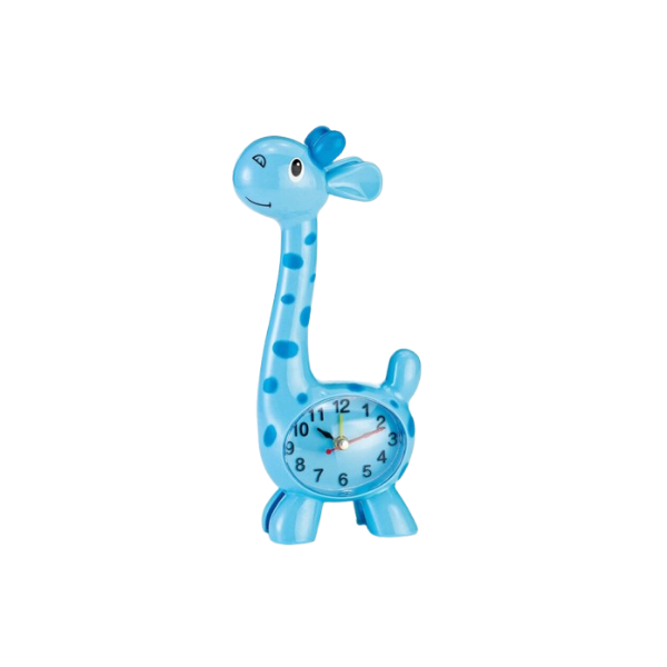Réveil enfant de bureau – Motif girafe