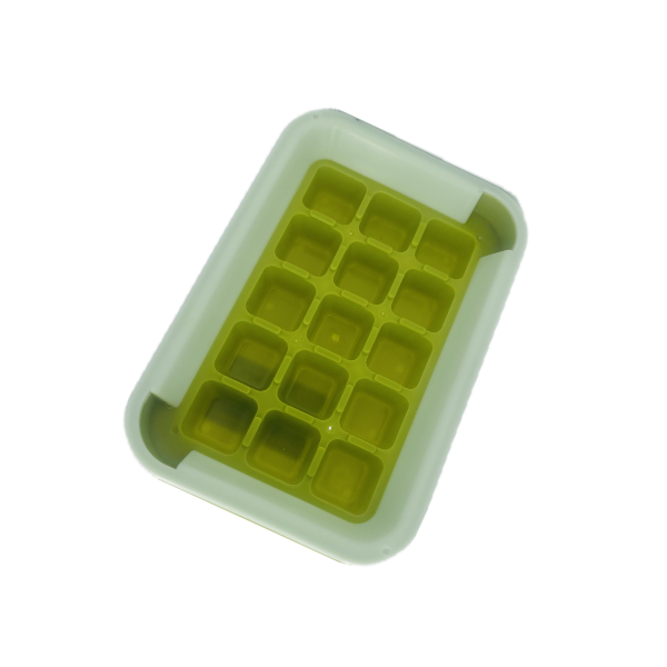 Bac à glaçons 15 cubes avec couvercle