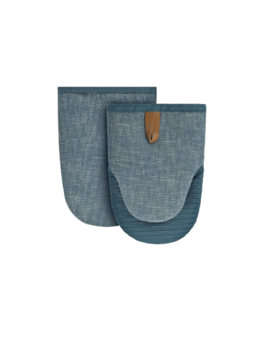 Gant et manique de cuisine en silicone – Lot de 4 pièces