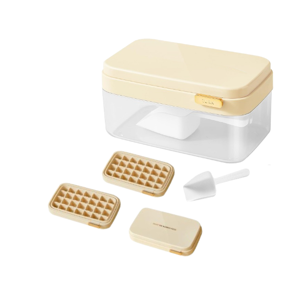 Bac à glaçons 56 cubes avec cuillère