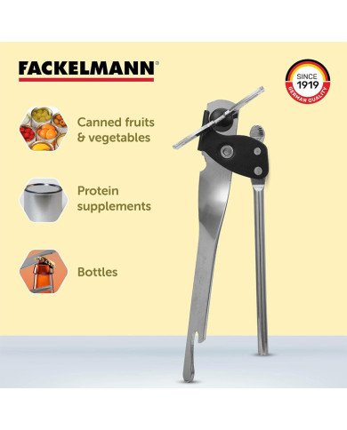 Ouvre boîte à pinces 2 en 1 - FACKELMANN Ouvre boîte à pinces 2 en 1 - FACKELMANN