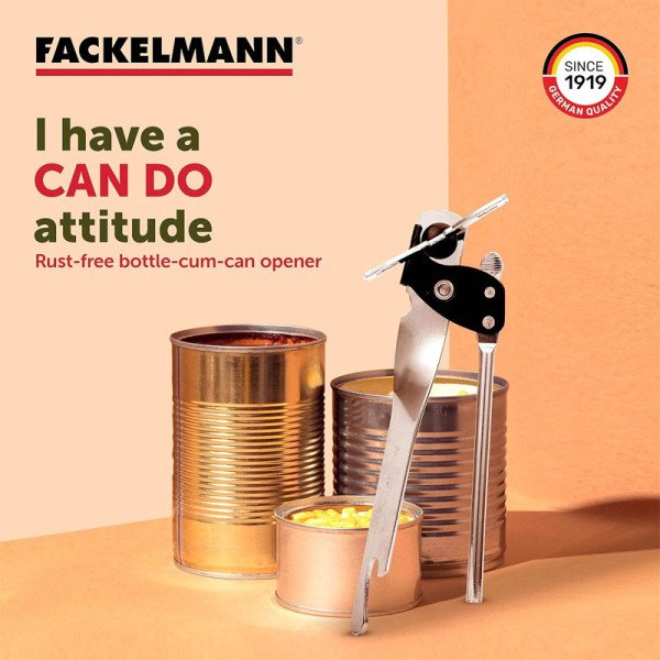 Ouvre boîte à pinces 2 en 1 - FACKELMANN Ouvre boîte à pinces 2 en 1 - FACKELMANN