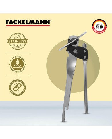 Ouvre boîte à pinces 2 en 1 - FACKELMANN Ouvre boîte à pinces 2 en 1 - FACKELMANN