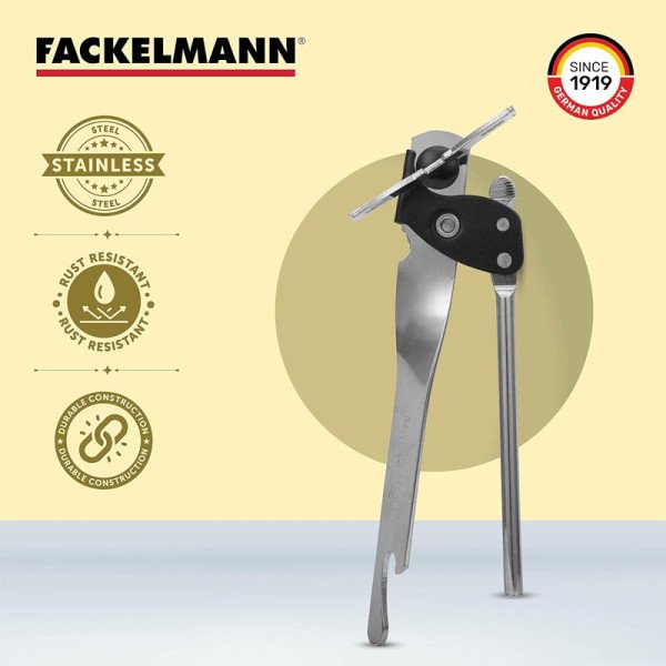 Ouvre boîte à pinces 2 en 1 - FACKELMANN Ouvre boîte à pinces 2 en 1 - FACKELMANN