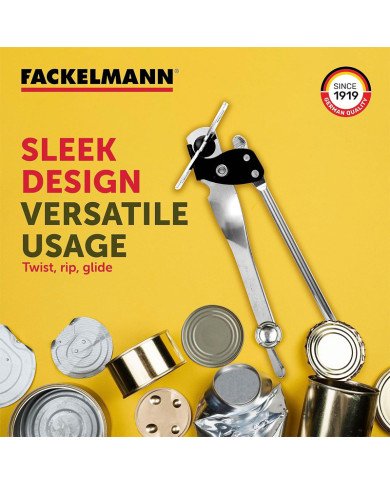 Ouvre boîte à pinces 2 en 1 - FACKELMANN Ouvre boîte à pinces 2 en 1 - FACKELMANN