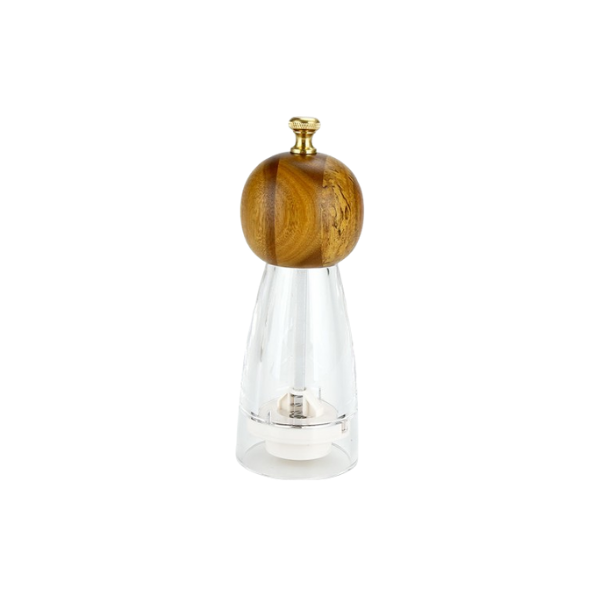 Moulin à poivre en plexi et bois – Taille M