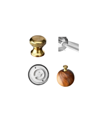 Moulin à poivre en plexi et bois – Taille L