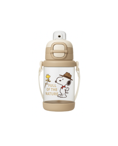 Bouteille à eau avec paille Snoopy 650 ml