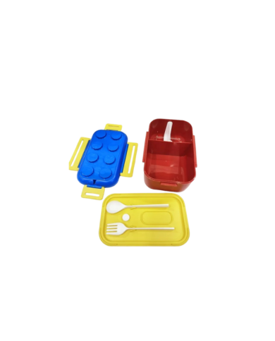 Boîte à déjeuner enfant rectangulaire 2 compartiments 1300 ml