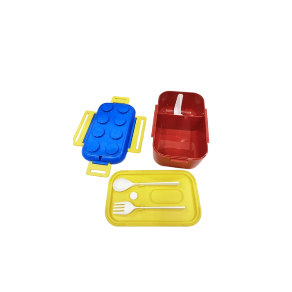 Boîte à déjeuner enfant rectangulaire 2 compartiments 1300 ml