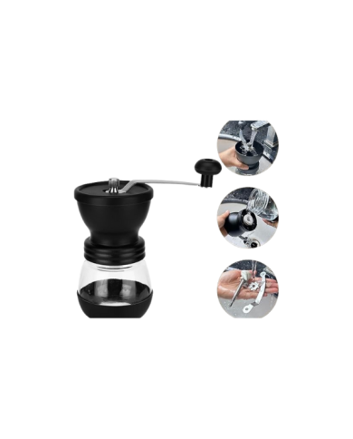 Moulin à café en verre