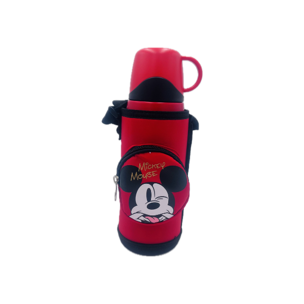 Thermos à thé isotherme 600 ml avec housse Mickey Mouse