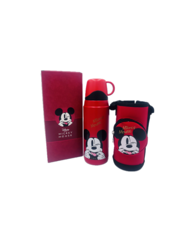 Thermos à thé isotherme 600 ml avec housse Mickey Mouse